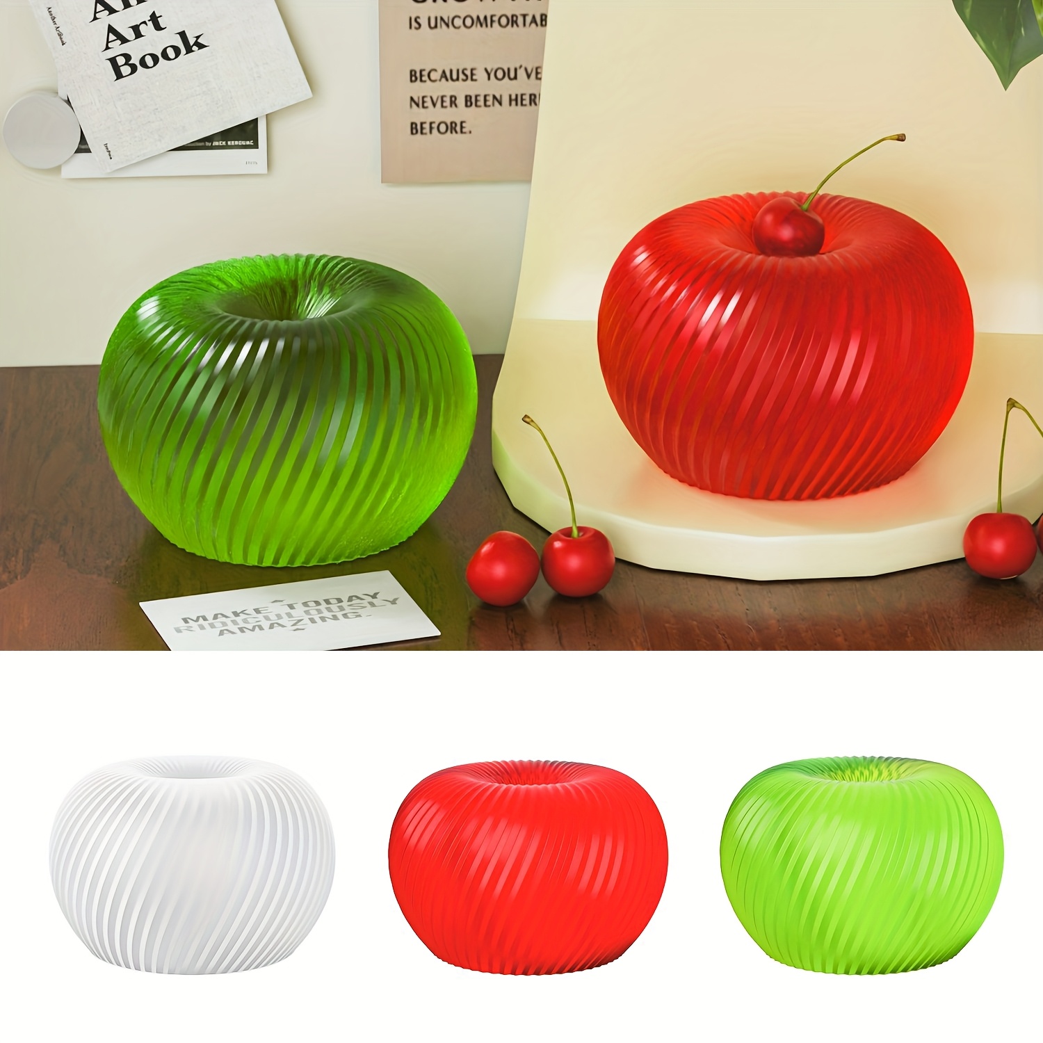 Soap Making Guide For Beginners - A trendy red apple silicone mold