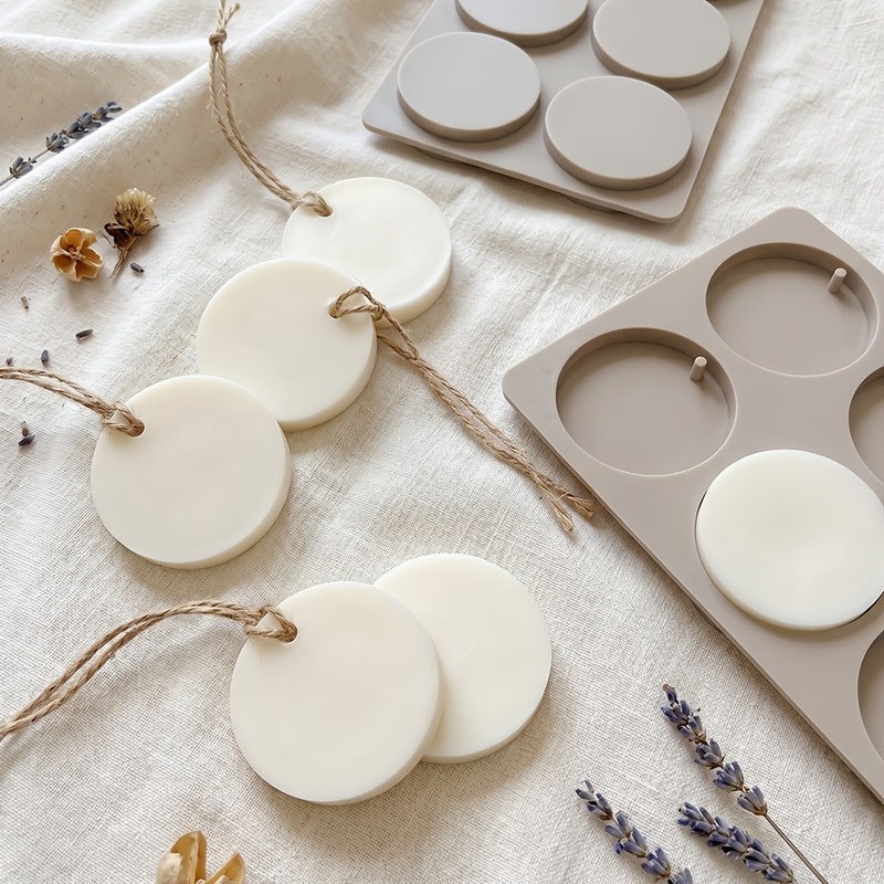 6-Cavity Round Tag Silicone Mo - огляд і ціна Soap Making Guide For Beginners