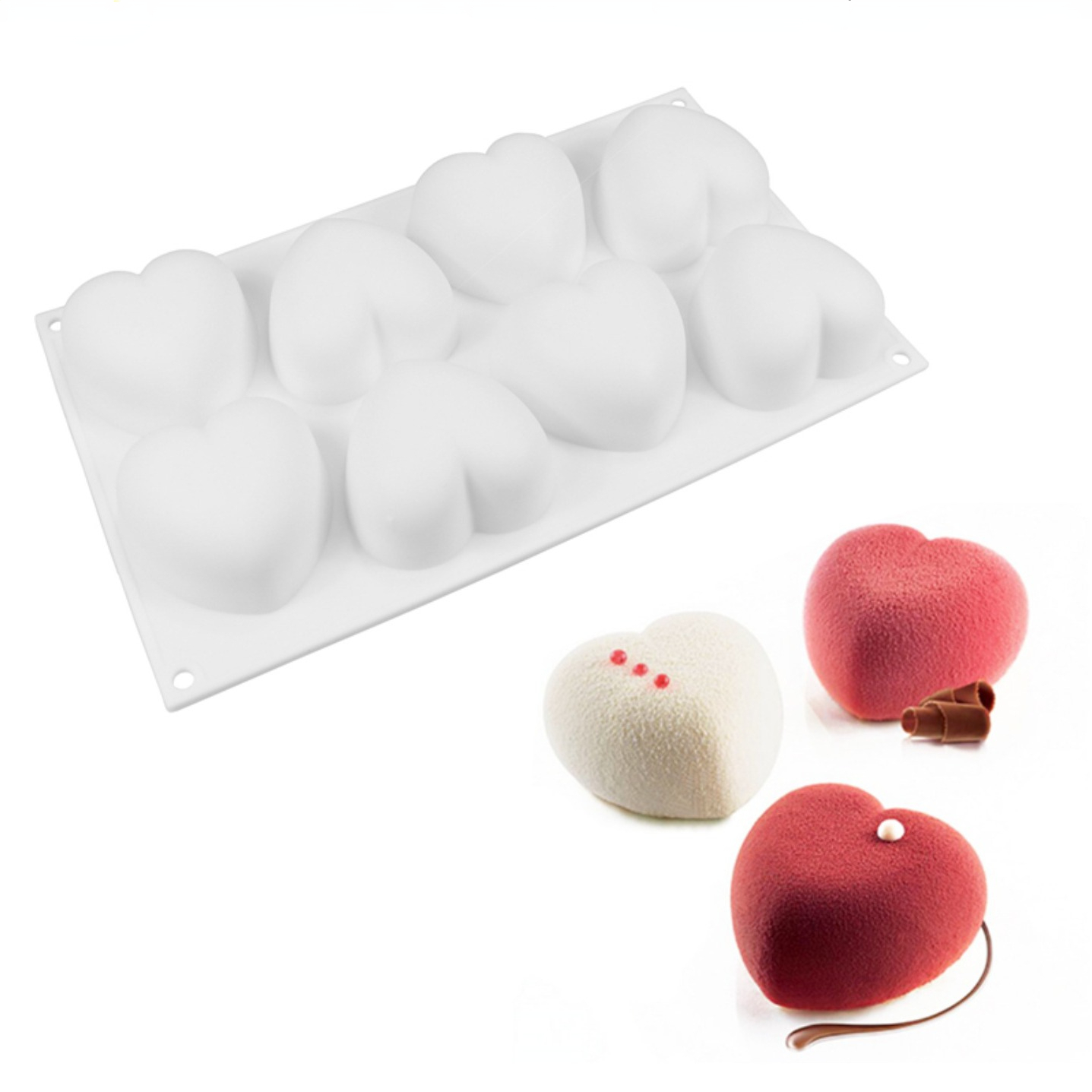 Love Heart Silicone Soap Mold  - огляд і ціна Soap Making Guide For Beginners