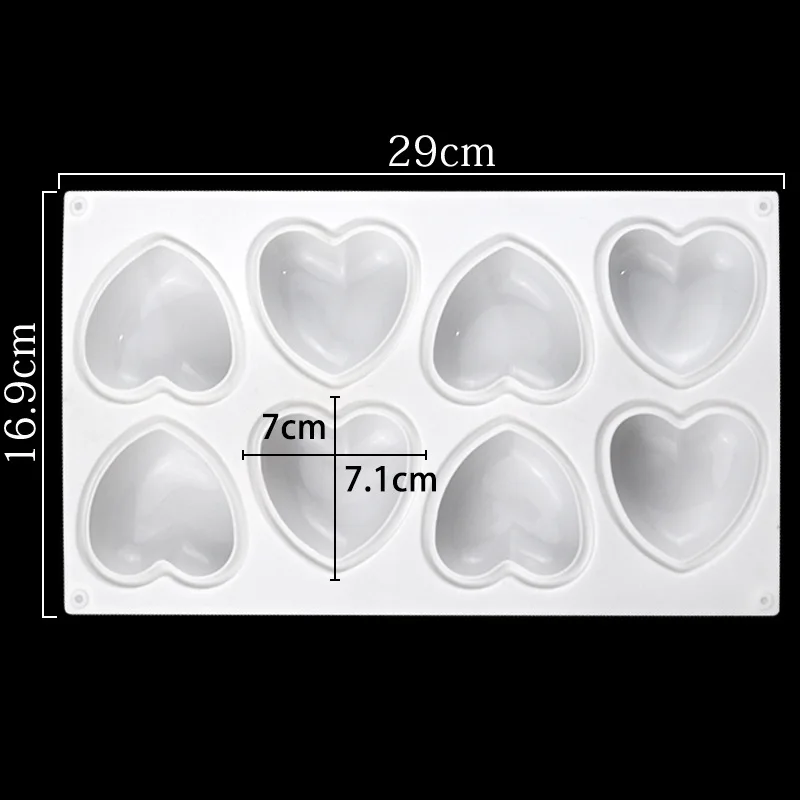 Love Heart Silicone Soap Mold  - огляд і ціна Soap Making Guide For Beginners
