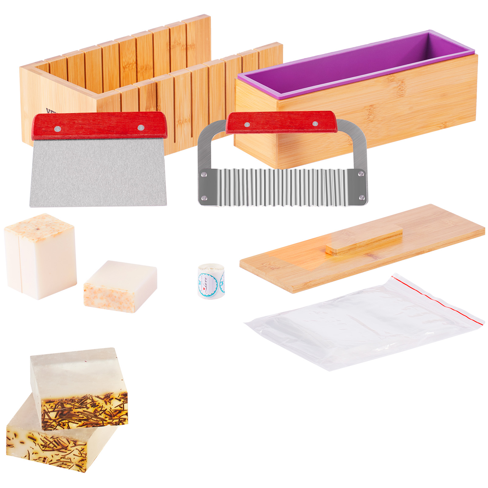VEVOR Soap Making Kit Bamboo C - огляд і ціна Soap Making Guide For Beginners