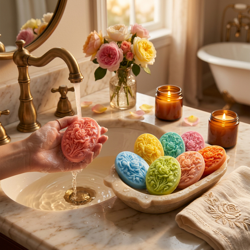 4 Silicone mold with flower sh - огляд і ціна Soap Making Guide For Beginners